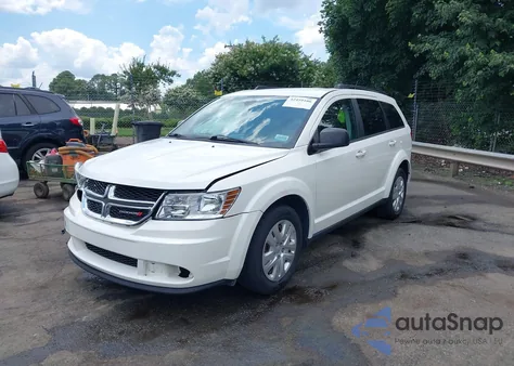 2018 Dodge Journey Se из США, поврежденный, VIN 3C4PDCAB0JT364007